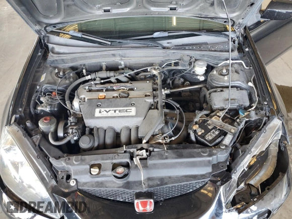 2006 Acura RSX with VIN JH4DC54806S023165, listed as a Copart auction lot 62896225 with 201,395 mi miles and Salvage title. Bid and sale history available at DreamBid. Image 11.