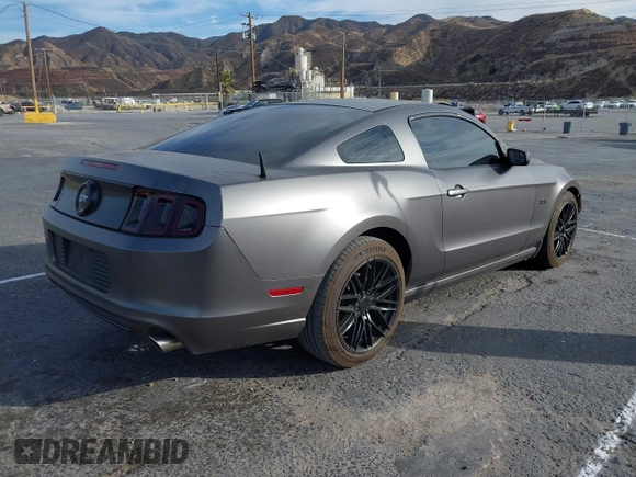 2013 Ford Mustang GT with VIN 1ZVBP8CF0D5247978, listed as a IAAI auction lot 41483581 with 111,560 mi miles. Bid and sale history available at carsss.com. Image 4.