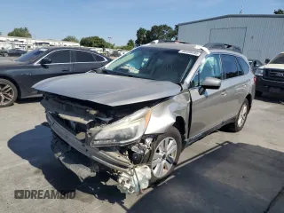 2017 Subaru Outback Premium with VIN 4S4BSACC4H3376852, listed as a Copart auction lot 60498495 with 109,497 mi miles and Salvage title. Bid and sale history available at DreamBid. Image 1.