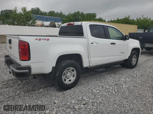 2020 Chevrolet Colorado 4WD Work Truck with VIN 1GCGTBEN4L1242360, listed as a Copart auction lot 58820455 with 29,208 mi miles and Salvage title. Bid and sale history available at DreamBid. Image 3.