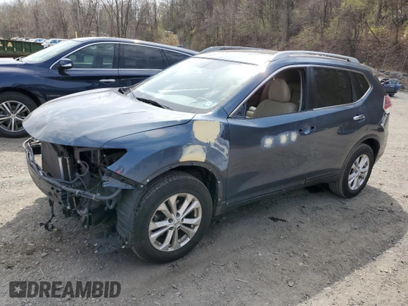 2014 Nissan Rogue SL with VIN 5N1AT2MV2EC815556, listed as a Copart auction lot 52730965 with 97,000 mi miles and Salvage Title. Bid and sale history available at carsss.com. Image 1.