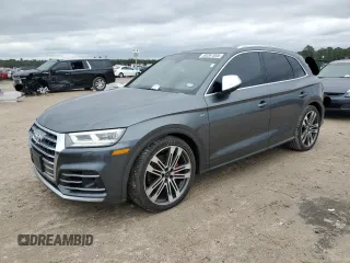 2018 Audi SQ5 Prestige with VIN WA1C4AFY2J2227534, listed as a Copart auction lot 88267005 with 57,534 mi miles and Salvage Title. Bid and sale history available at carsss.com. Image 1.