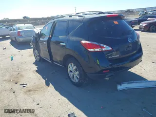 2014 Nissan Murano SL with VIN JN8AZ1MU8EW407005, listed as a IAAI auction lot 41390697 with 1 mi miles. Bid and sale history available at carsss.com. Image 3.