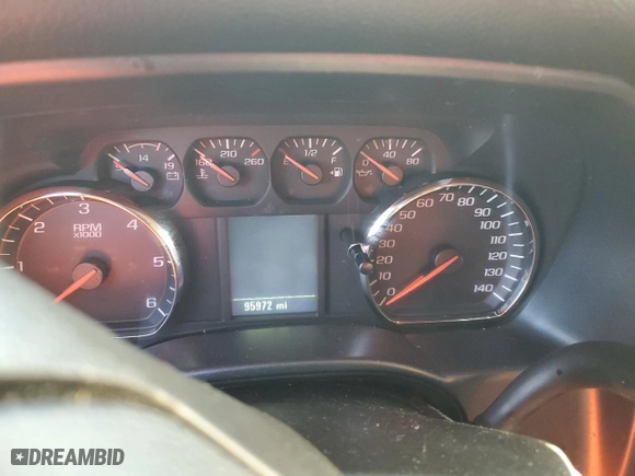 2016 Chevrolet Silverado 1500 Custom with VIN 1GCVKPEH0GZ333764, listed as a Copart auction lot 70680344 with 95,972 mi miles and Salvage Title. Bid and sale history available at carsss.com. Image 9.