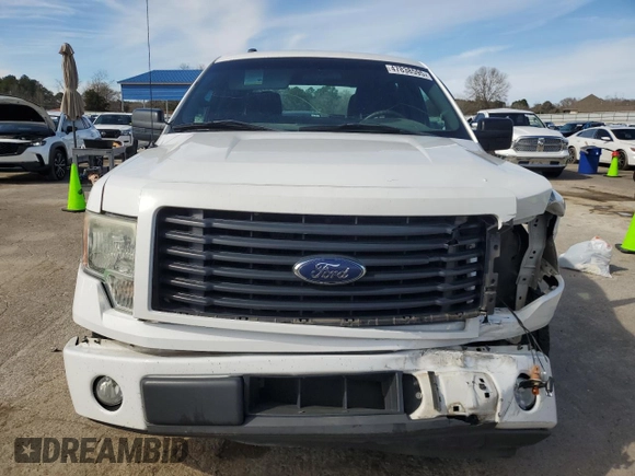 2014 Ford F-150 XL with VIN 1FTFW1CF7EFC40214, listed as a Copart auction lot 47838595 with 163,762 mi miles and Salvage Title. Bid and sale history available at carsss.com. Image 5.