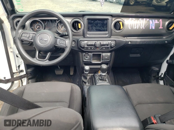 2023 Jeep Wrangler Sport with VIN 1C4HJXDG2PW697694, listed as a Copart auction lot 47454245 with Not Provided miles and Non Repairable. Bid and sale history available at DreamBid. Image 8.