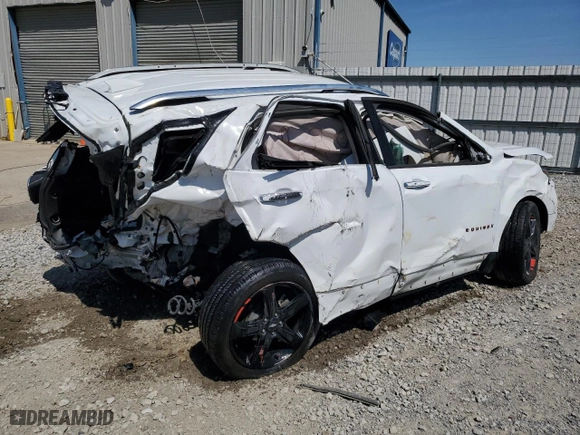 2020 Chevrolet Equinox Premier with VIN 2GNAXNEV5L6269759, listed as a Copart auction lot 52195055 with 16,490 mi miles and Clean Title. Bid and sale history available at carsss.com. Image 3.