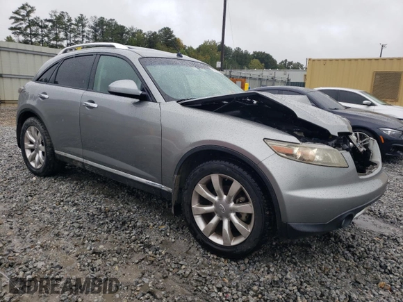 2007 Infiniti FX35 with VIN JNRAS08WX7X204829, listed as a Copart auction lot 71669554 with 189,643 mi miles and Salvage Title. Bid and sale history available at carsss.com. Image 4.