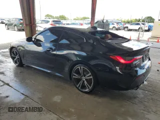 2021 BMW 4 Series 430i z VIN WBA53AP00MCH37163, wystawiony jako Copart lot #54800475 z przebiegiem 62 347 mil mil oraz Szkoda całkowita • Salvage title. Historia ofert i sprzedaży dostępna na DreamBid. Obrazek 2.