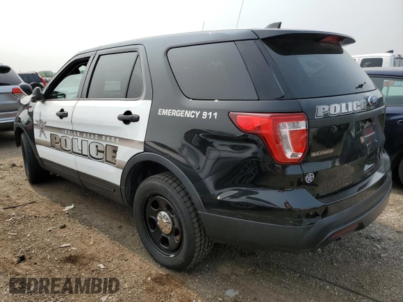 2017 Ford Police Interceptor Utility with VIN 1FM5K8AR4HGE02145, listed as a Copart auction lot 60424045 with Not provided miles and Salvage title. Bid and sale history available at DreamBid. Image 2.