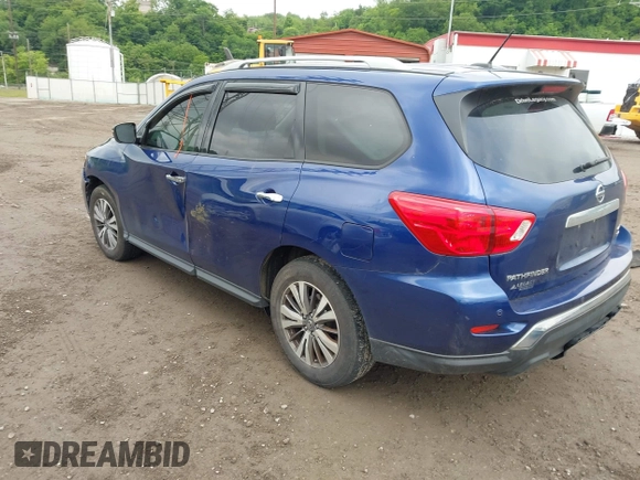 2018 Nissan Pathfinder SV z VIN 5N1DR2MM1JC621095, wystawiony jako IAAI lot #42371403 z przebiegiem 130 925 mil mil oraz . Historia ofert i sprzedaży dostępna na DreamBid. Obrazek 3.