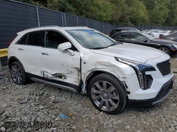 2020 Cadillac XT4 AWD Premium Luxury with VIN 1GYFZDR40LF086211, listed as a Copart auction lot 75734134 with 75,275 mi miles and Salvage title. Bid and sale history available at DreamBid. Image 4.