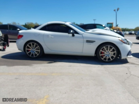 2017 Mercedes-Benz SLC with VIN WDDPK6GA2HF132038, listed as a IAAI auction lot 41737706 with NaN miles. Bid and sale history available at carsss.com. Image 13.