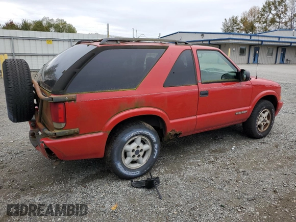 2000 Chevrolet Blazer LS с VIN 1GNCT18W5YK210040, выставлен на аукционе Copart как лот 73253404 с пробегом Не указан миль и Чистый • Clean title. История ставок и продаж доступна на DreamBid. Изображение 3.