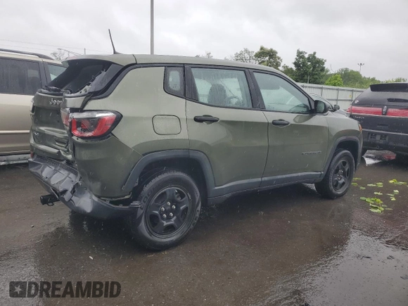 2018 Jeep Compass Sport z VIN 3C4NJDABXJT163155, wystawiony jako Copart lot #58648405 z przebiegiem 93 099 mil mil oraz Szkoda całkowita • Salvage title. Historia ofert i sprzedaży dostępna na DreamBid. Obrazek 3.