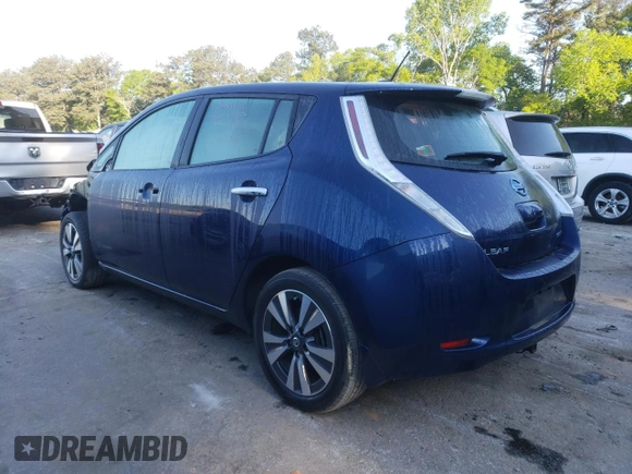 2017 Nissan LEAF SL with VIN 1N4BZ0CP7HC307611, listed as a Copart auction lot 47071833 with 60,553 mi miles. Bid and sale history available at carsss.com. Image 2.