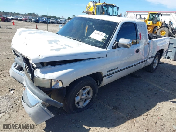1996 Dodge Ram 1500 with VIN 1B7HC13Z3TJ119296, listed as a IAAI auction lot 41698632 with 186,256 mi miles. Bid and sale history available at carsss.com. Image 17.
