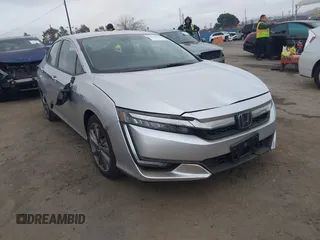 2019 Honda Clarity Plug-In Hybrid Touring with VIN JHMZC5F36KC000792, listed as a IAAI auction lot 41502235 with 34,983 mi miles. Bid and sale history available at carsss.com. Image 1.