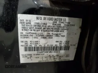 2008 Ford Taurus SEL with VIN 1FAHP24W58G137372, listed as a Copart auction lot 81987114 with 231,985 mi miles and Salvage Title. Bid and sale history available at carsss.com. Image 13.