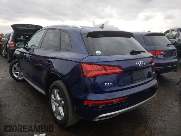 2018 Audi Q5 Premium with VIN WA1ANAFY9J2031210, listed as a Copart auction lot 32058362 with 53,367 mi miles. Bid and sale history available at carsss.com. Image 3.