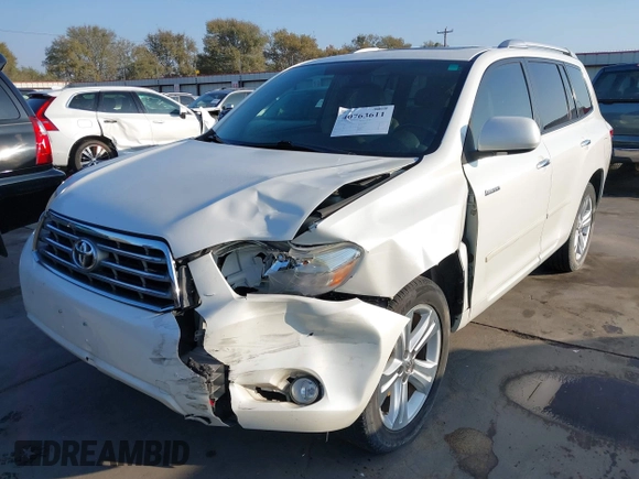 2010 Toyota Highlander Limited with VIN 5TDYK3EH1AS020009, listed as a IAAI auction lot 40763611 with 146,006 mi miles and . Bid and sale history available at DreamBid. Image 6.