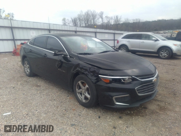 2016 Chevrolet Malibu LS with VIN 1G1ZB5ST8GF338834, listed as a IAAI auction lot 41773208 with 239,589 mi miles and . Bid and sale history available at carsss.com. Image 1.