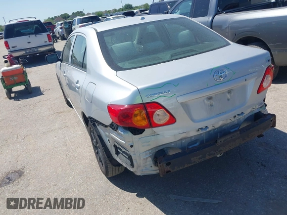 2009 Toyota Corolla with VIN JTDBL40E499062948, listed as a IAAI auction lot 41979166 with 131,535 mi miles. Bid and sale history available at carsss.com. Image 3.