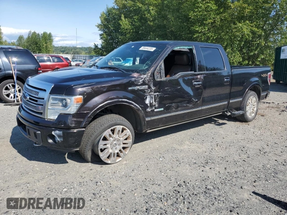 2013 Ford F-150 XL with VIN 1FTFW1ET8DFC43527, listed as a Copart auction lot 59444235 with 93,588 mi miles and Salvage title. Bid and sale history available at DreamBid. Image 1.