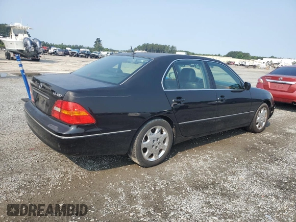 2001 Lexus LS 430 z VIN JTHBN30F510035116, wystawiony jako Copart lot #58824315 z przebiegiem 207 007 mil mil oraz Szkoda całkowita • Salvage title. Historia ofert i sprzedaży dostępna na DreamBid. Obrazek 3.