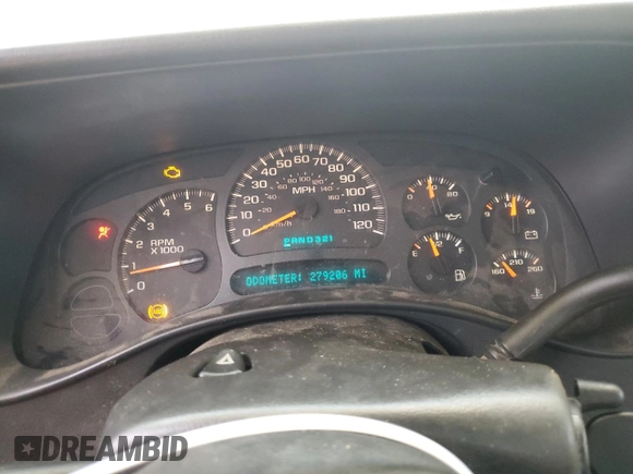2003 Chevrolet Silverado 1500 with VIN 2GCEK19V731102554, listed as a Copart auction lot 83031934 with 279,206 mi miles and Salvage Title. Bid and sale history available at carsss.com. Image 9.