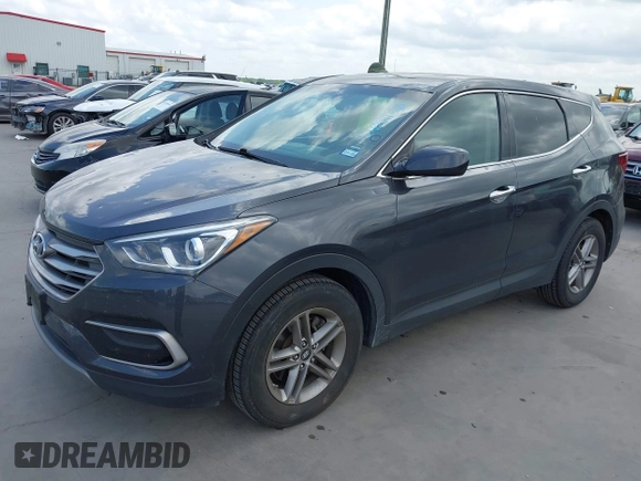 2017 Hyundai Santa Fe 2.4L with VIN 5XYZTDLB6HG458652, listed as a IAAI auction lot 42081160 with 90,816 mi miles and . Bid and sale history available at DreamBid. Image 22.