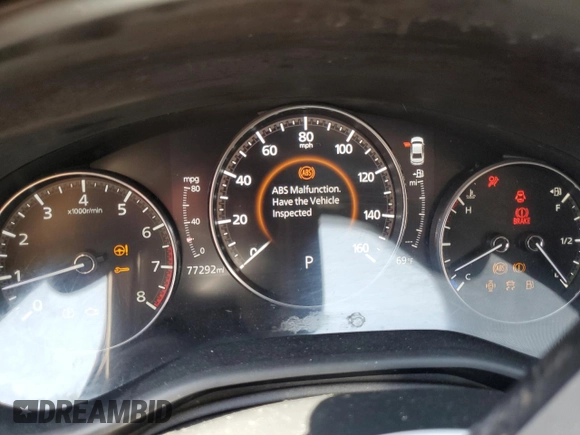 2019 Mazda 3 with VIN 3MZBPABL8KM112754, listed as a Copart auction lot 60616045 with 77,292 mi miles and Clean title. Bid and sale history available at DreamBid. Image 9.