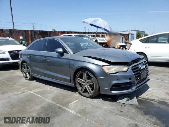 2016 Audi A3 z VIN WAUG7GFF3G1058197, wystawiony jako Copart lot #57542724 z przebiegiem 86 684 mil mil oraz Szkoda całkowita • Salvage title. Historia ofert i sprzedaży dostępna na DreamBid. Obrazek 4.
