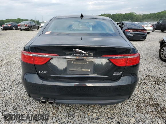 2017 Jaguar XF with VIN SAJBJ4BN0HCY32018, listed as a Copart auction lot 59593805 with 109,774 mi miles and Salvage title. Bid and sale history available at DreamBid. Image 6.