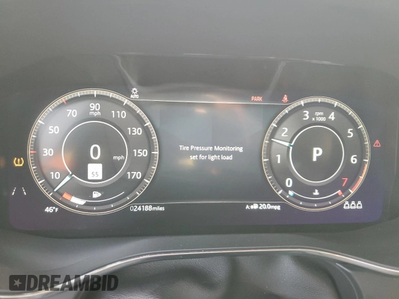 2021 Jaguar F-Pace S with VIN SADCJ2EU7MA684261, listed as a Copart auction lot 87264294 with 24,188 mi miles and Salvage title. Bid and sale history available at DreamBid. Image 9.