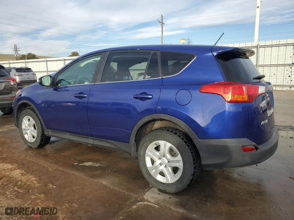 2015 Toyota RAV4 LE with VIN 2T3BFREV6FW262464, listed as a Copart auction lot 50373485 with 117,184 mi miles and Salvage Title. Bid and sale history available at carsss.com. Image 2.