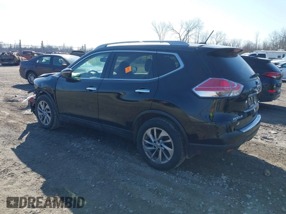 2015 Nissan Rogue SV with VIN 5N1AT2MV0FC816979, listed as a IAAI auction lot 41787430 with 156,911 mi miles and . Bid and sale history available at carsss.com. Image 3.