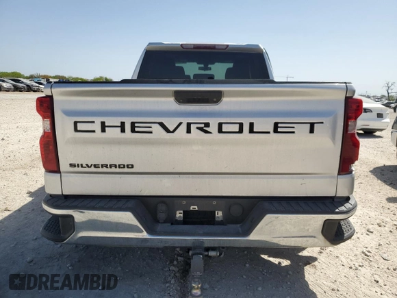 2020 Chevrolet Silverado 1500 Work Truck with VIN 3GCUYAEF0LG218078, listed as a Copart auction lot 50174455 with 101,394 mi miles and Salvage Title. Bid and sale history available at DreamBid. Image 6.