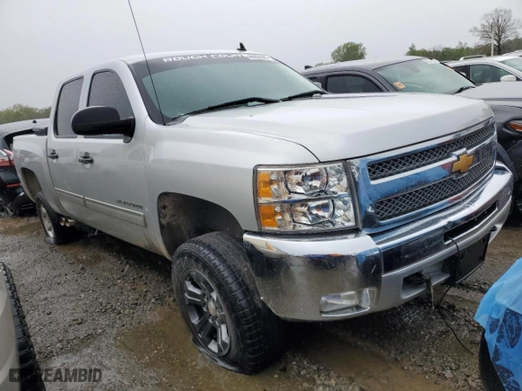 2012 Chevrolet Silverado 1500 LT with VIN 3GCPCSE04CG257513, listed as a Copart auction lot 49604065 with 132,489 mi miles and Salvage Title. Bid and sale history available at carsss.com. Image 4.