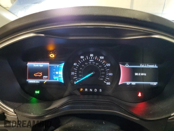 2019 Ford Fusion SE with VIN 3FA6P0HD7KR172077, listed as a Copart auction lot 42242845 with 98,858 mi miles and Salvage Title. Bid and sale history available at DreamBid. Image 9.