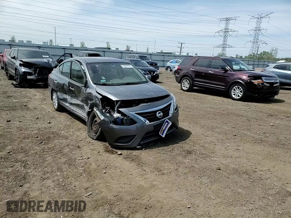 2016 Nissan Versa S with VIN 3N1CN7AP8GL872039, listed as a Copart auction lot 55897315 with Not provided miles and Salvage title. Bid and sale history available at DreamBid. Image 13.