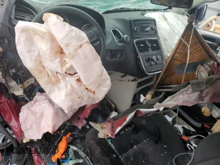 2014 Dodge Grand Caravan American Value with VIN 2C4RDGBG8ER346342, listed as a Copart auction lot 53973995 with Not Provided miles and Non Repairable. Bid and sale history available at DreamBid. Image 8.