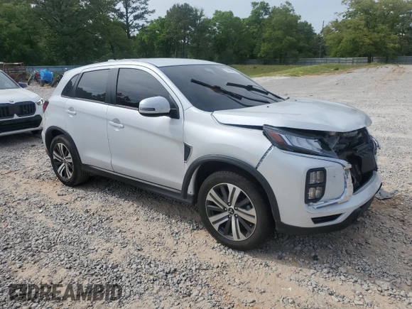 2022 Mitsubishi Outlander SE with VIN JA4APVAU5NU024156, listed as a Copart auction lot 53965825 with 55,627 mi miles and Salvage title. Bid and sale history available at DreamBid. Image 4.
