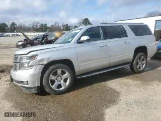 2017 Chevrolet Suburban Premier with VIN 1GNSCJKC2HR120815, listed as a Copart auction lot 43729155 with 96,553 mi miles and Salvage Title. Bid and sale history available at carsss.com. Image 1.