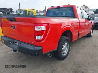 2021 Ford F-150 XL with VIN 1FTEX1C87MKD91747, listed as a IAAI auction lot 41567531 with 146,817 mi miles and . Bid and sale history available at DreamBid. Image 4.