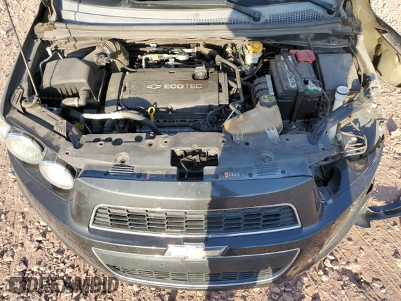 2015 Chevrolet Sonic LT with VIN 1G1JC5SG7F4132086, listed as a Copart auction lot 63196045 with 67,846 mi miles and Salvage title. Bid and sale history available at DreamBid. Image 11.