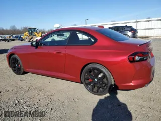 2025 BMW 2 Series M240i xDrive with VIN 3MW53CM00S8F06846, listed as a Copart auction lot 47293305 with 1,314 mi miles and Salvage Title. Bid and sale history available at carsss.com. Image 2.