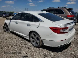 2020 Honda Accord Touring z VIN 1HGCV2F97LA018169, wystawiony jako Copart lot #55828685 z przebiegiem Nie podano mil oraz Szkoda całkowita • Salvage title. Historia ofert i sprzedaży dostępna na DreamBid. Obrazek 2.