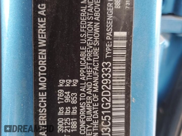 2016 MINI Hardtop 4 Door S z VIN WMWXU3C51G2D29333, wystawiony jako Copart lot #52899195 z przebiegiem 79 860 mil mil oraz Szkoda całkowita • Salvage title. Historia ofert i sprzedaży dostępna na DreamBid. Obrazek 12.