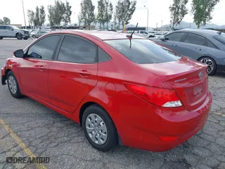 2016 Hyundai Accent SE with VIN KMHCT4AE1GU083877, listed as a IAAI auction lot 41902909 with 53,260 mi miles. Bid and sale history available at carsss.com. Image 3.